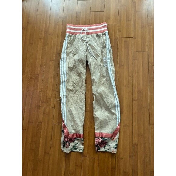 Adidas Originals x Eric Emanuel Stone Khaki Floral Track Pants - Men's Small - Picture 1 of 7